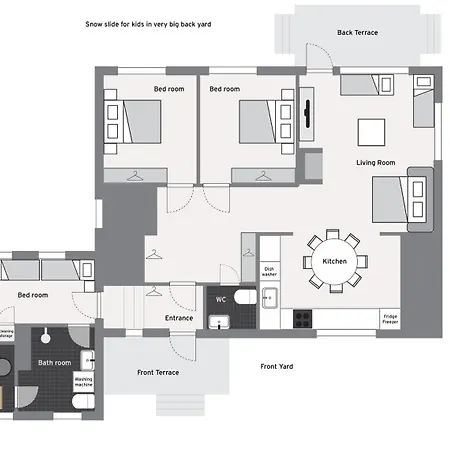 Villa Arctic Aurora With A Lappish Grill Hut - Northern Lights And Private Sledding Hill In The Backyard, In The Hometown Of Santa Claus,