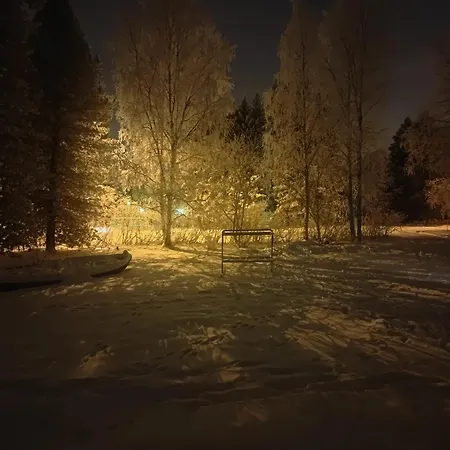 Arctic Aurora With A Lappish Grill Hut - Northern Lights And Private Sledding Hill In The Backyard, In The Hometown Of Santa Claus, *