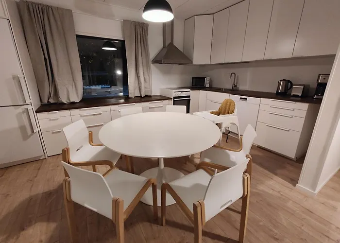 Arctic Aurora With A Lappish Grill Hut - Northern Lights And Private Sledding Hill In The Backyard, In The Hometown Of Santa Claus, Вилла